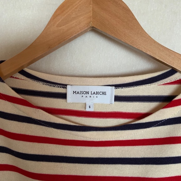 Anthropologie Maison Labiche Paradise Striped Mariniere Top - Picture 2 of 9